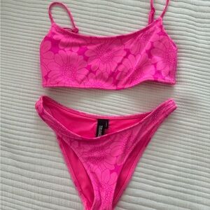 Triangl Pink Floral Bikini Set